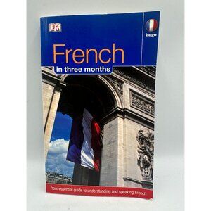French In Three Months Jacqueline Lecanuet & Ronald Overy 2003 Paperback Guide